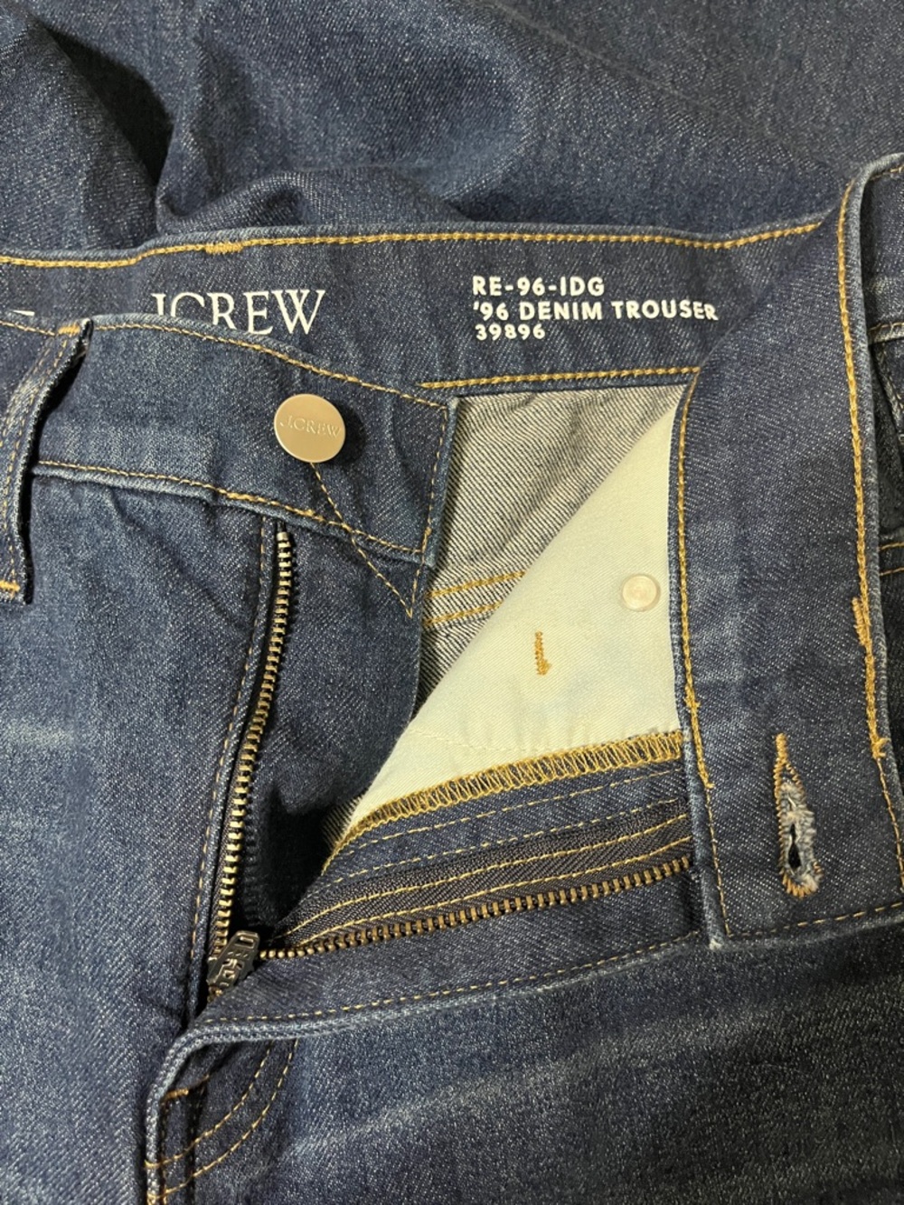 J. Crew High Rise Denim Trouser Jean 27P - Picture 6 of 8